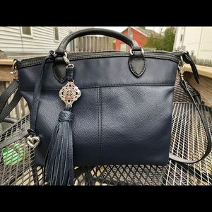 Brighton Sullivan Crossbody Black/Navy Blue